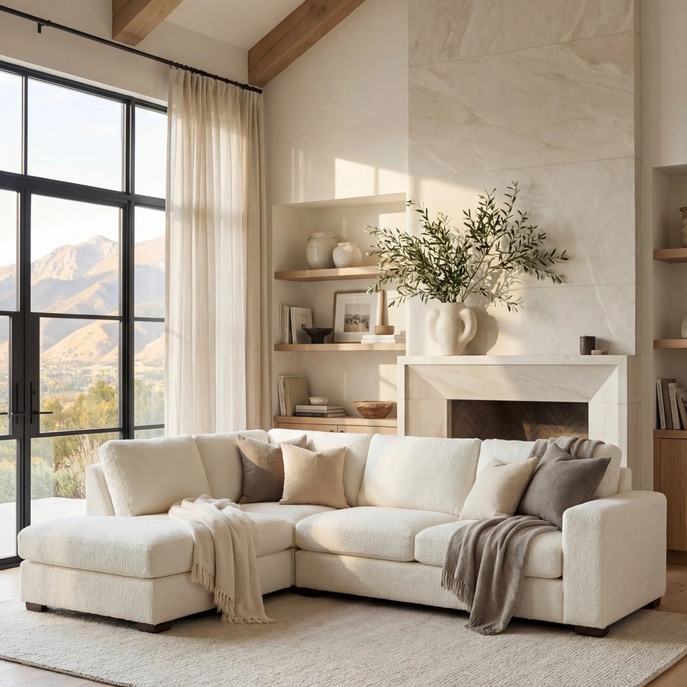 Cuddle Bone Two-Piece Sectional | Vera Haus