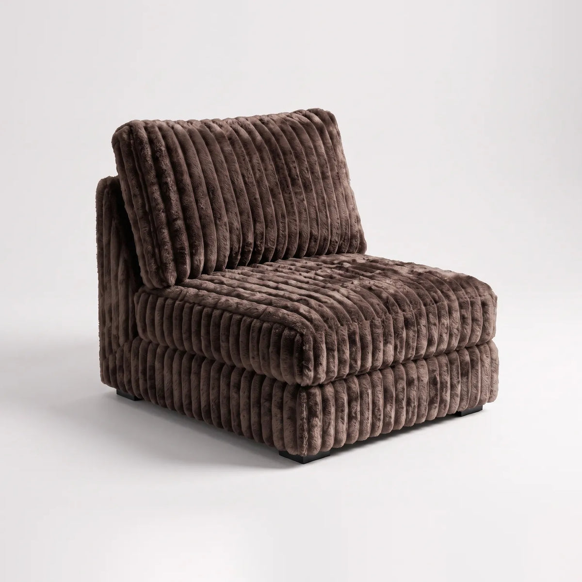 Bench - Minky Mocha Modular - studio photo on white #vera_main