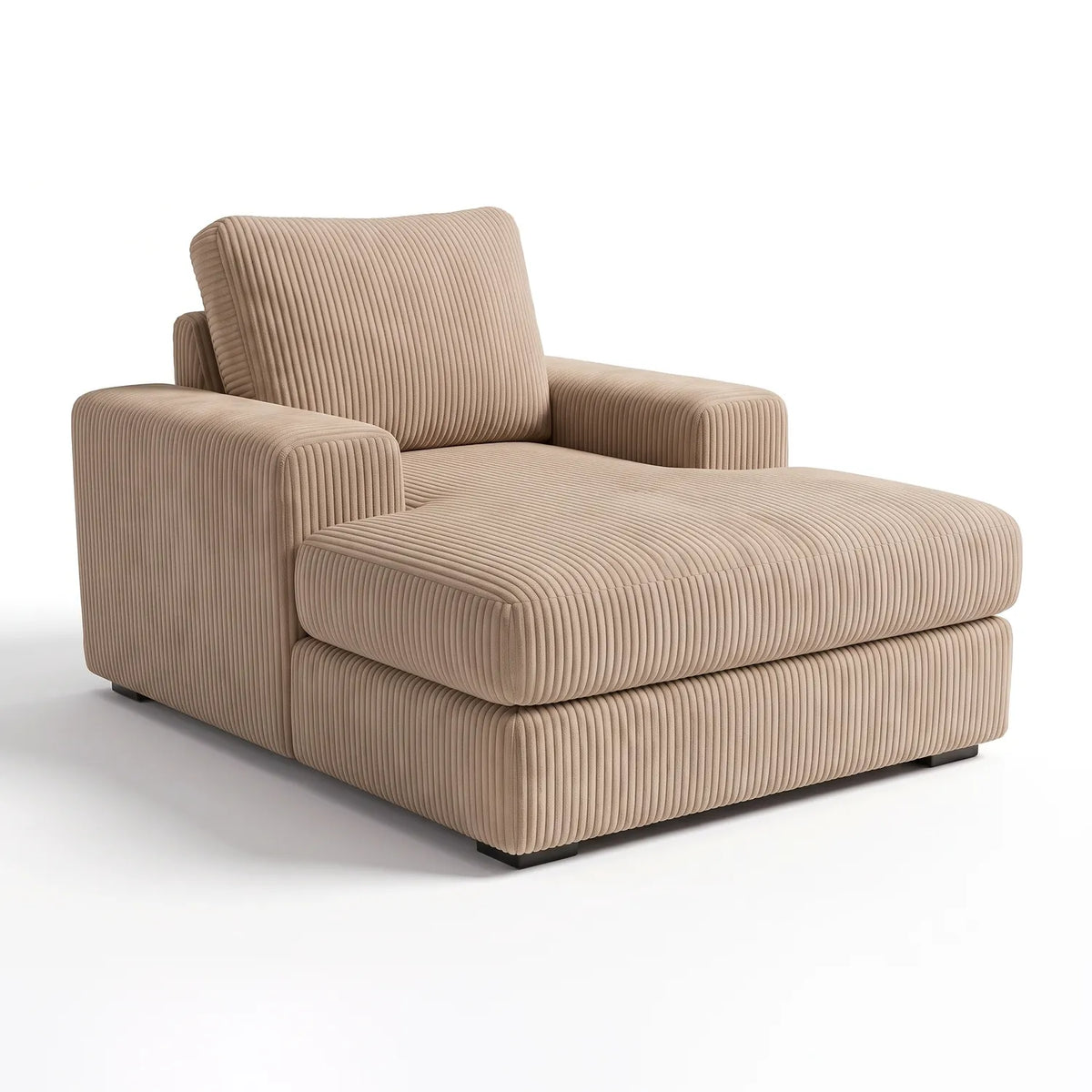 Chaise Lounger - Mini Minky Toast - studio photo on white #vera_main
