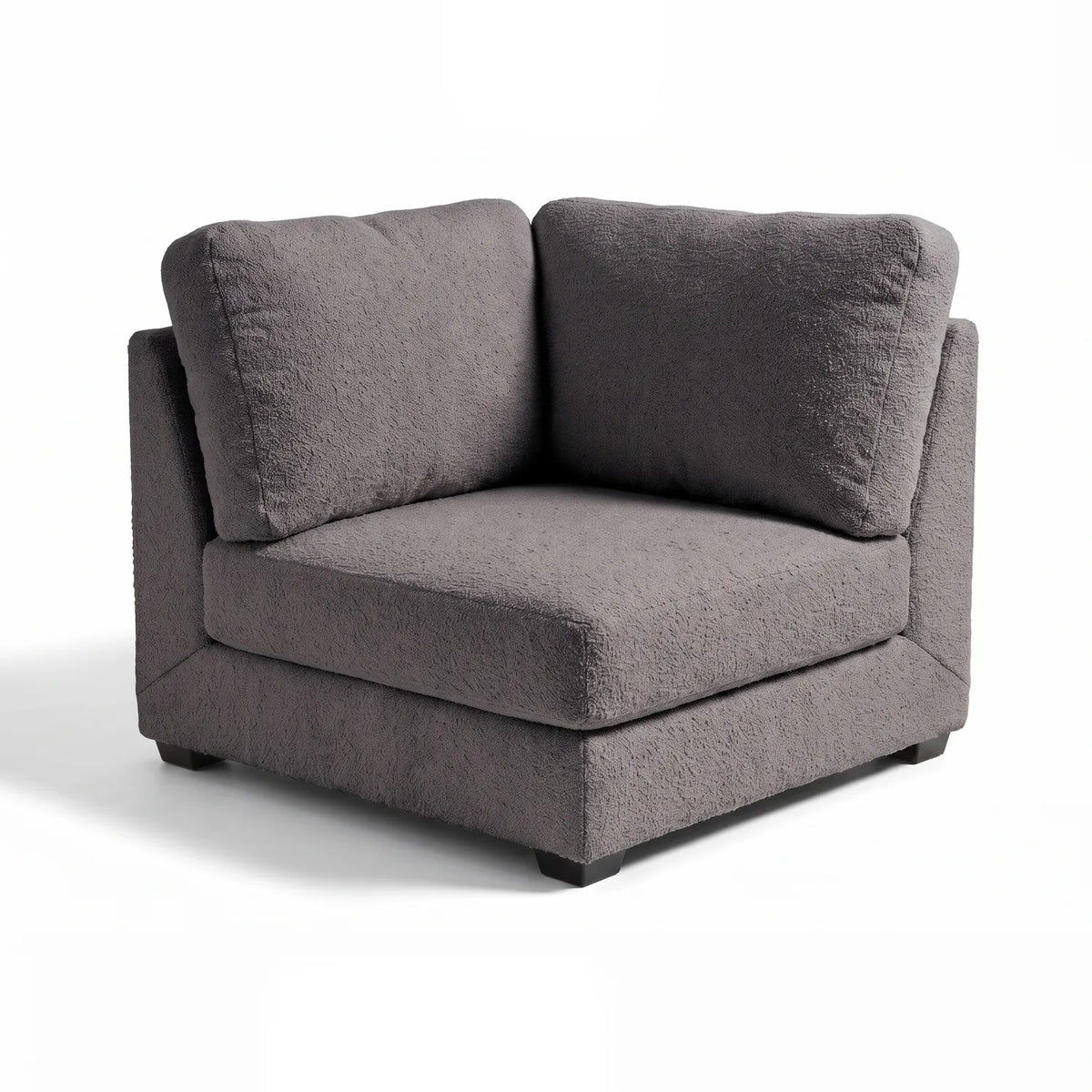 Corner - Cuddle Charcoal Modular - studio photo on white #vera_main