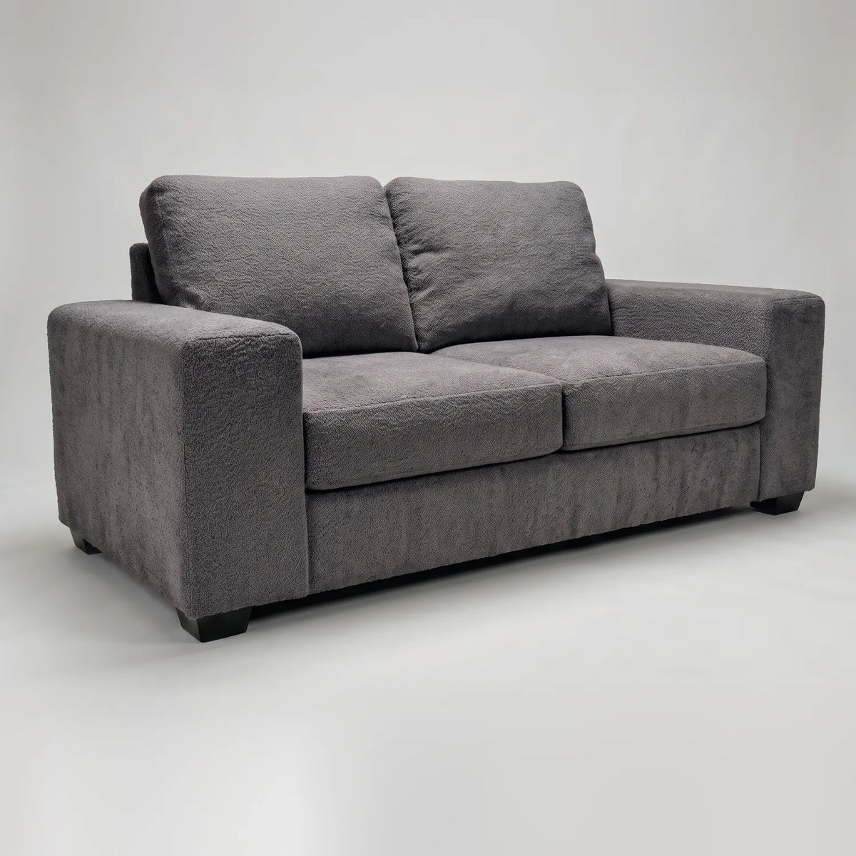Loveseat - Cuddle Charcoal - studio photo on white #vera_main