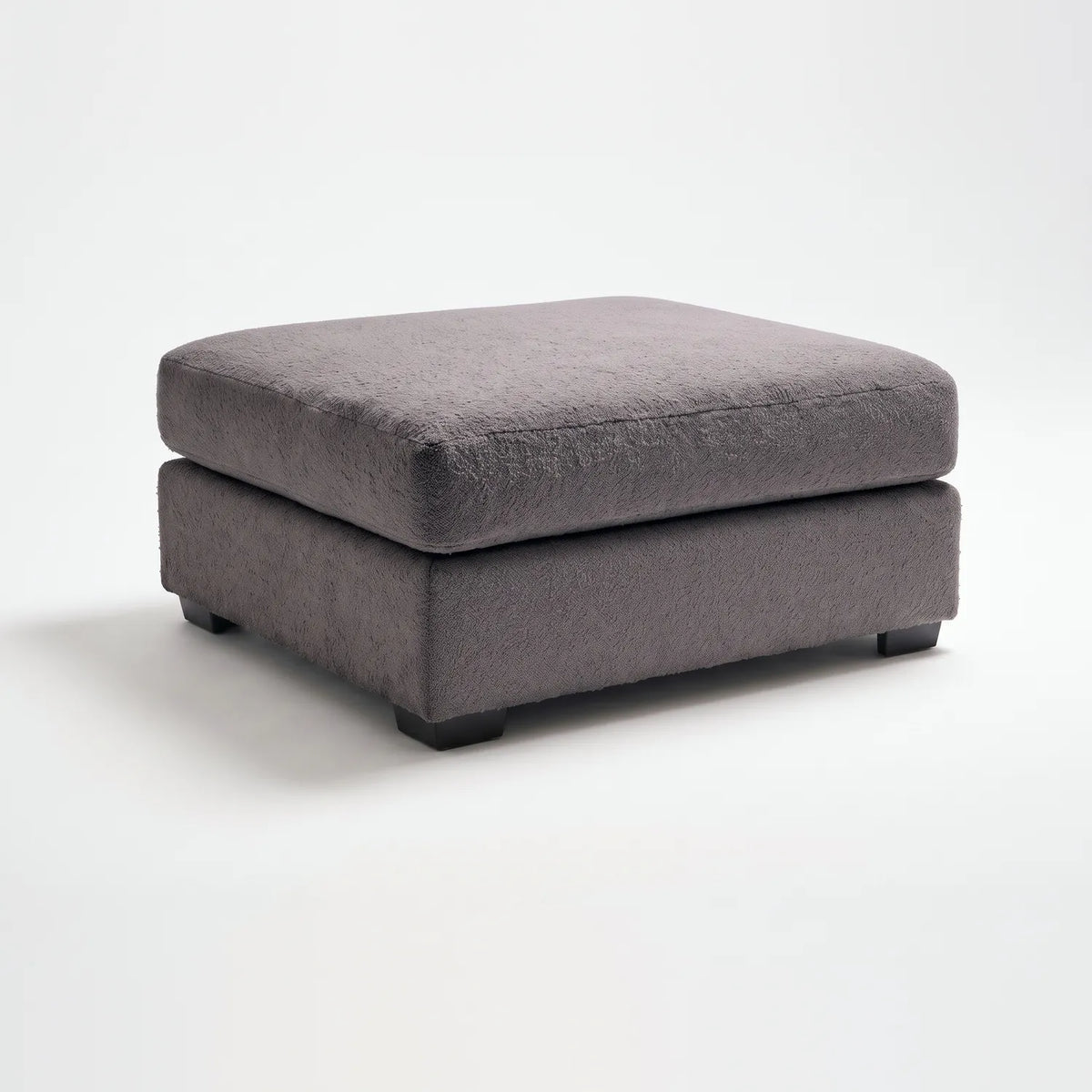 Ottoman - Cuddle Charcoal Modular - studio photo on white #Size_31" × 38" #vera_main