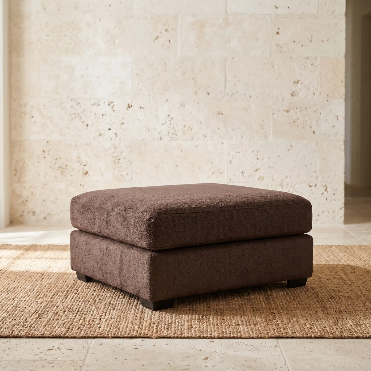 Ottoman - Cuddle Chocolate Modular - hero #Size_31" × 38"