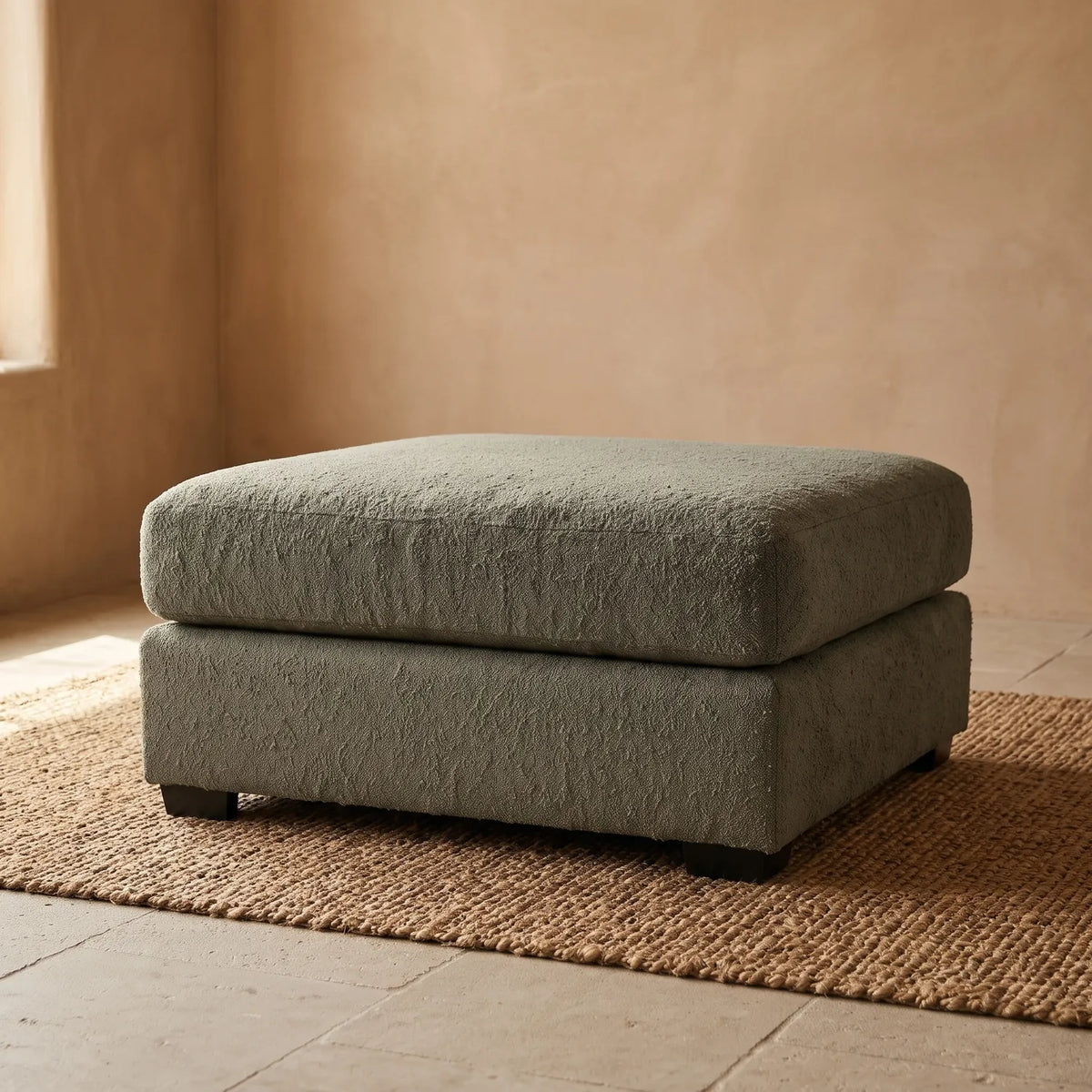 Ottoman - Cuddle Moss Modular - hero #Size_31" × 38"