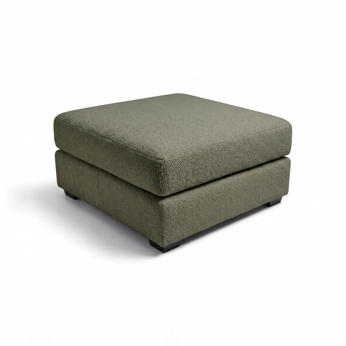 Ottoman - Cuddle Moss Modular - studio photo on white #Size_31" × 31"