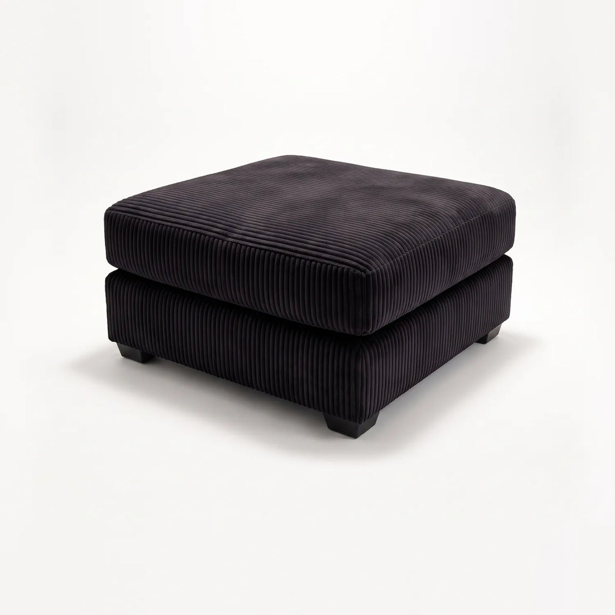 Ottoman - Mini Minky Onyx Modular - studio photo on white #Size_31" × 31"
