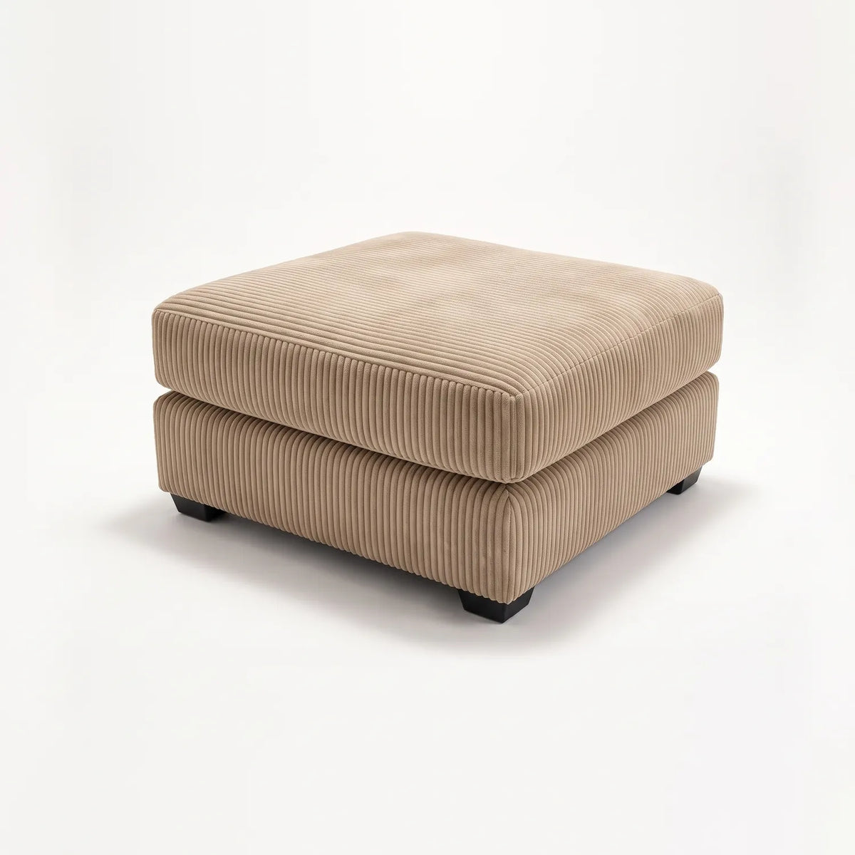 Ottoman - Mini Minky Toast Modular - studio photo on white #Size_31" × 31"