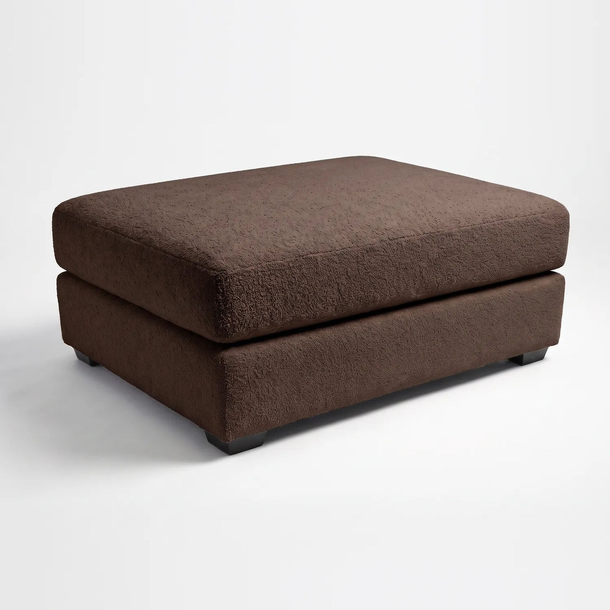 Rectangle Ottoman - Cuddle Umber Oversized - studio photo on white #vera_main
