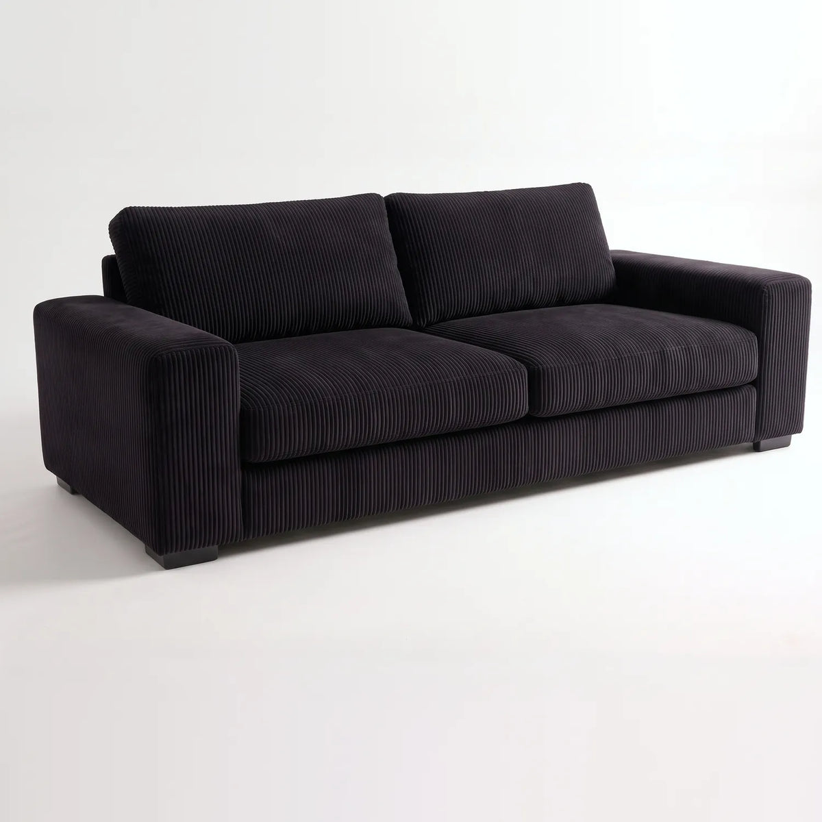 Sofa - Mini Minky Onyx - studio photo on white #vera_main