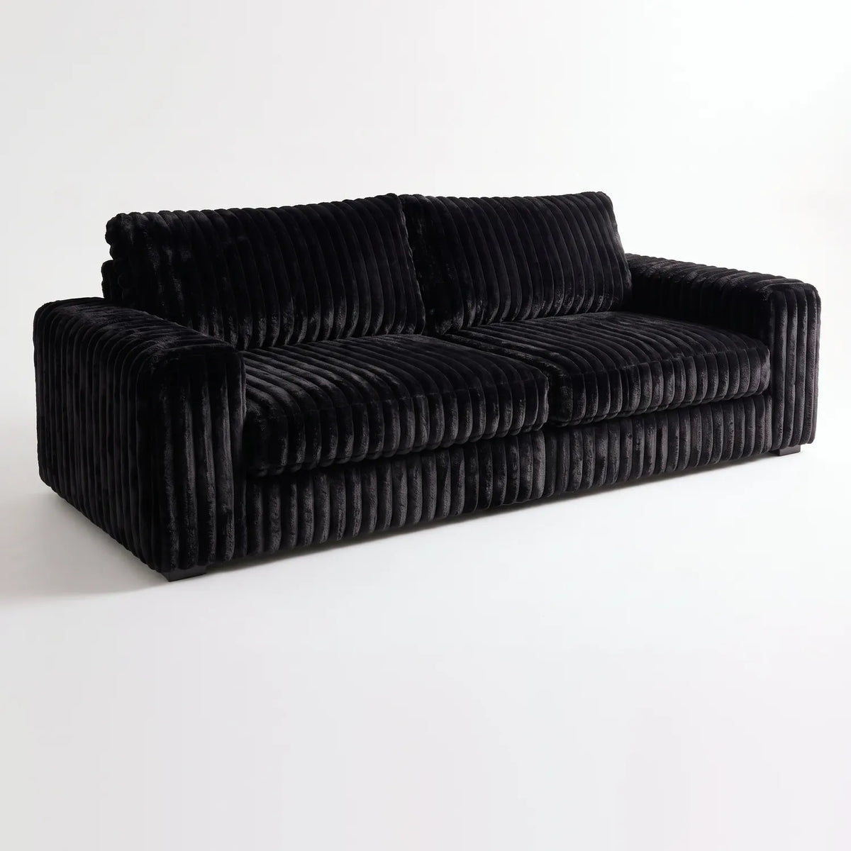 Sofa - Minky Black - studio photo on white #vera_main