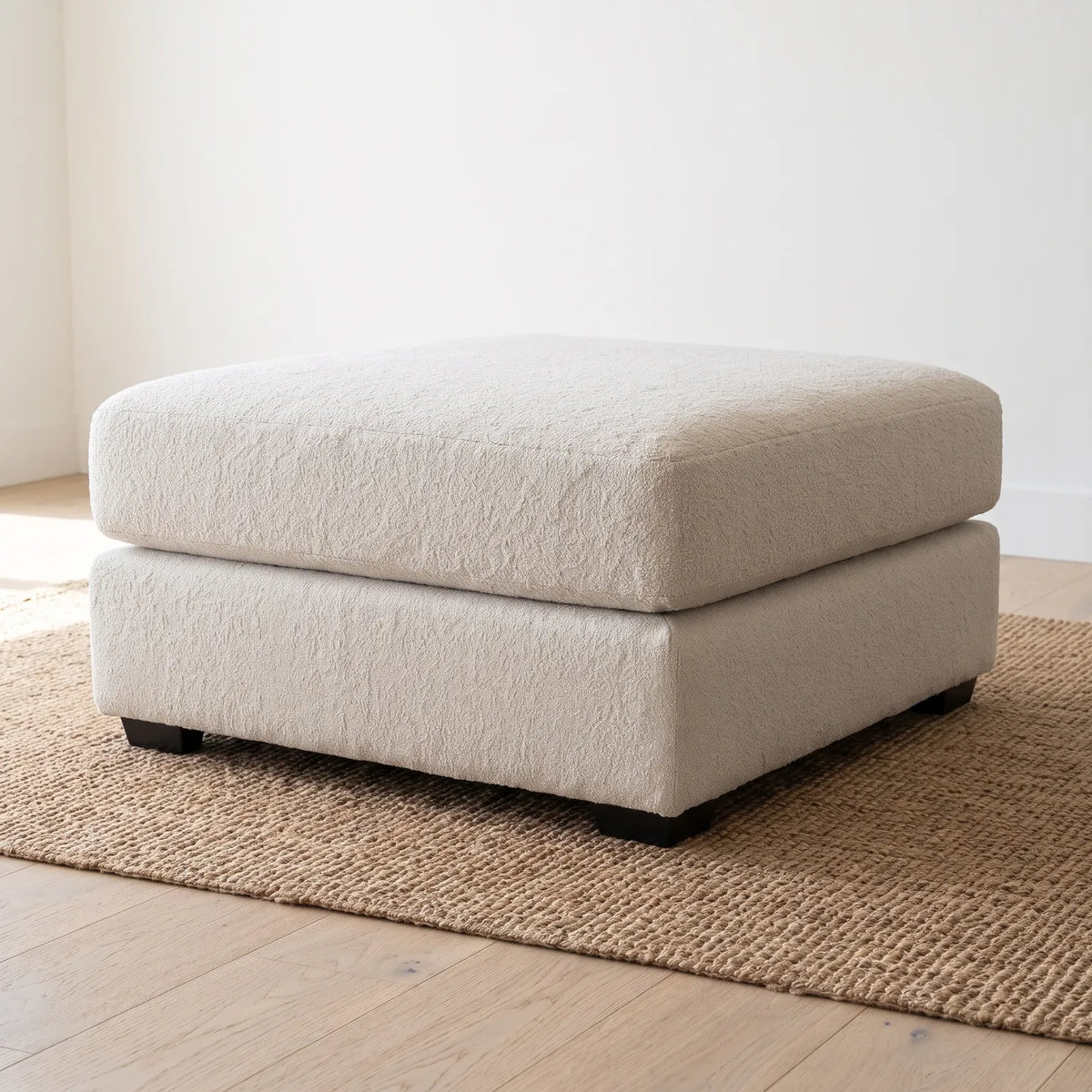 Square Ottoman - Cuddle Bone - hero