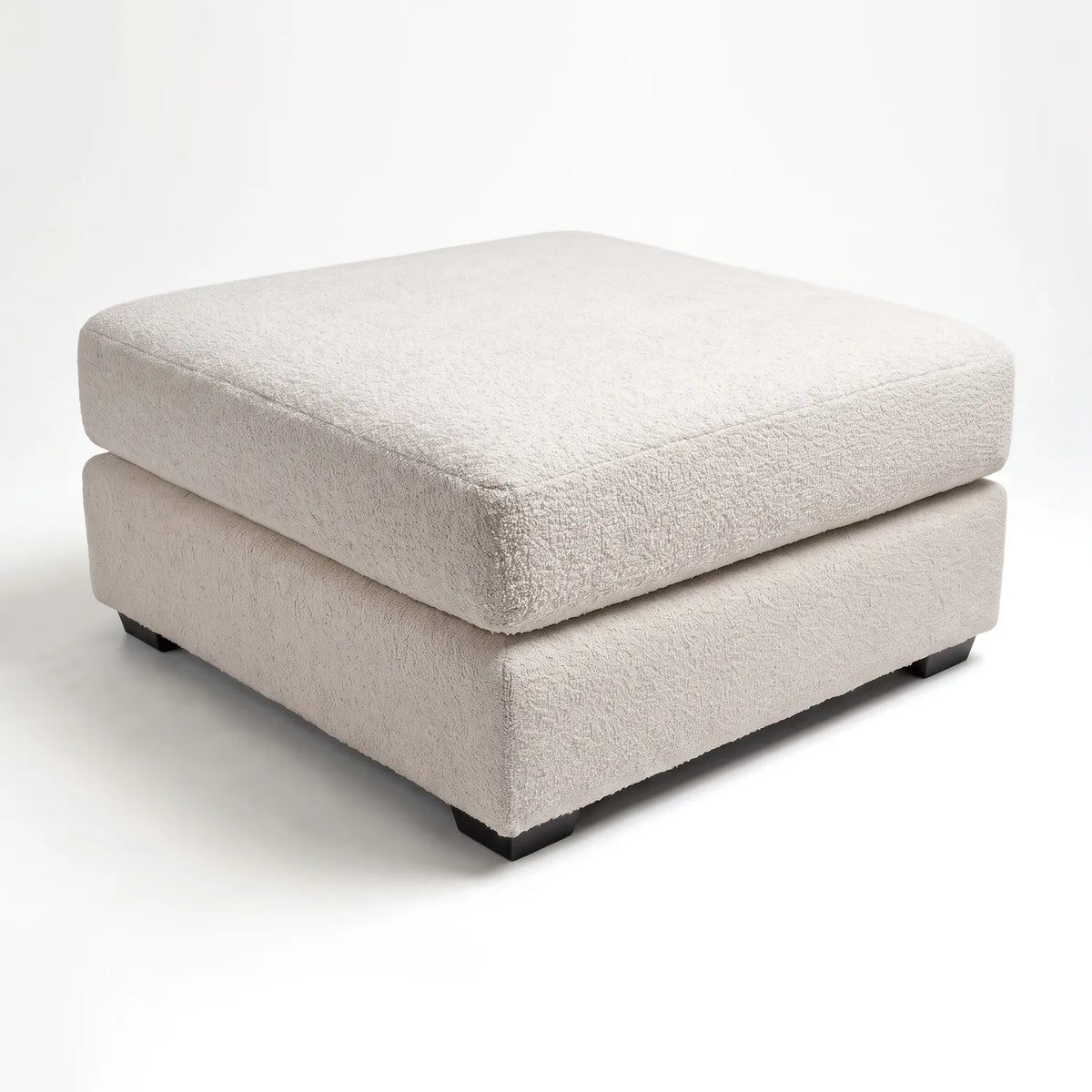 Square Ottoman - Cuddle Bone - studio photo on white #vera_main