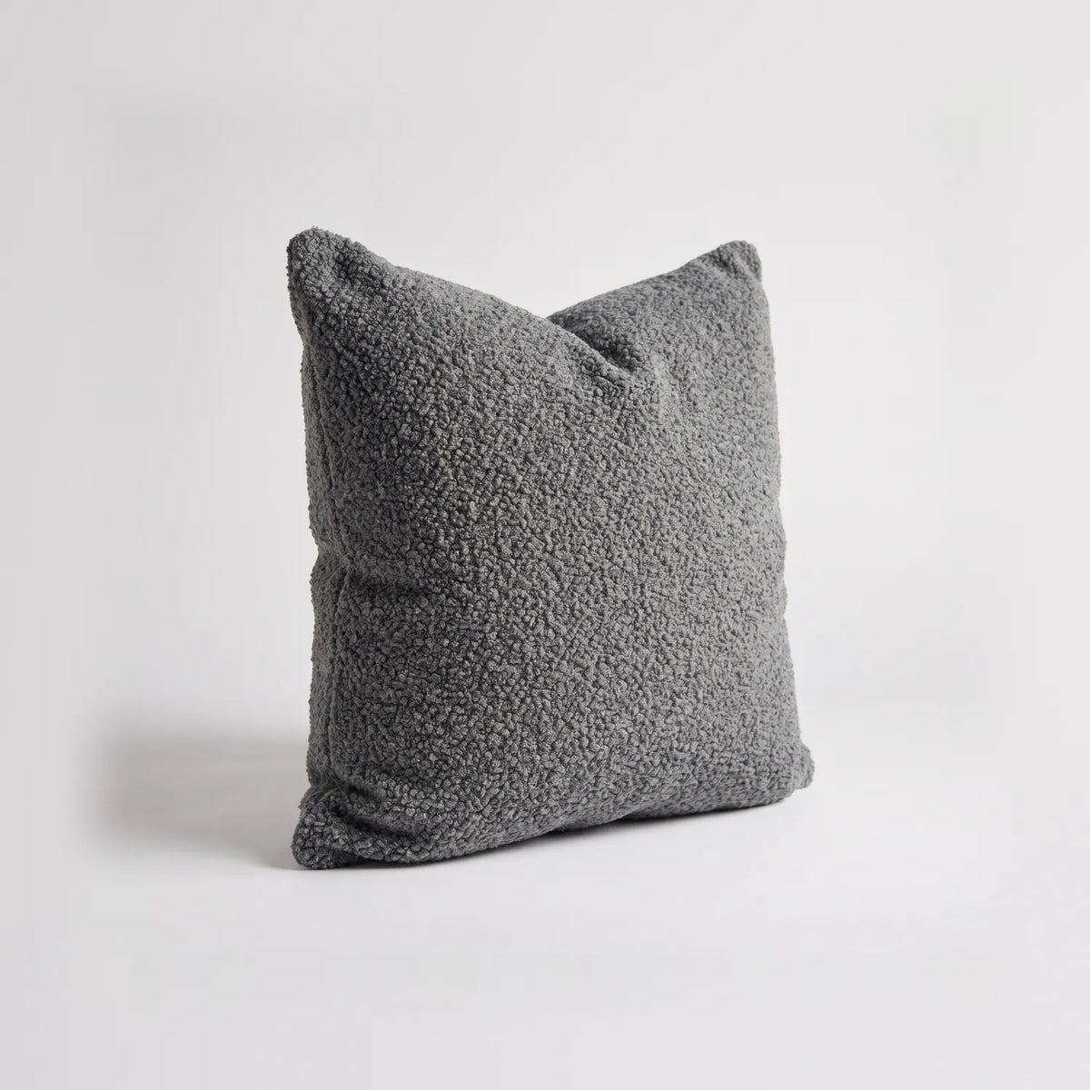 Throw Pillow - Cuddle Charcoal - studio photo on white #Size_18"