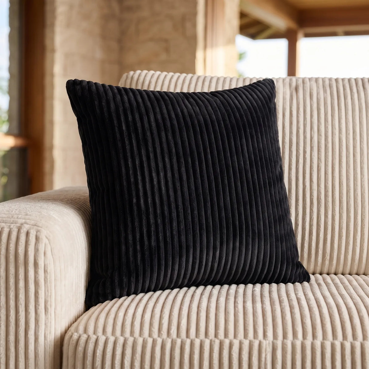 Throw Pillow - Mini Minky Onyx - hero #Size_24"