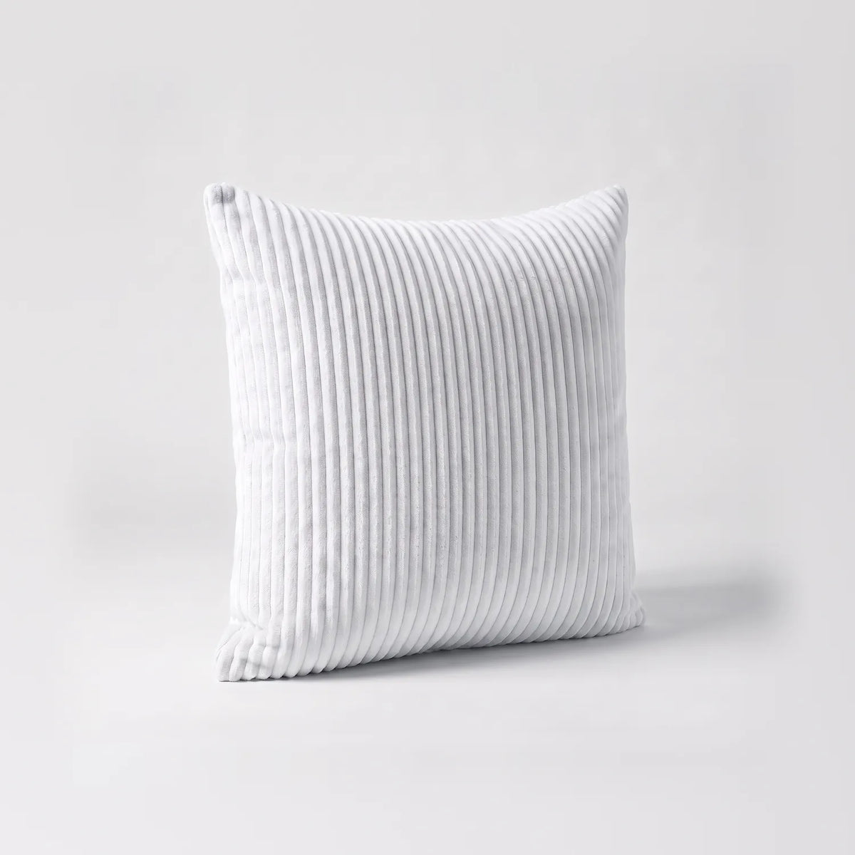 Throw Pillow - Mini Minky White - studio photo on white #Size_18"