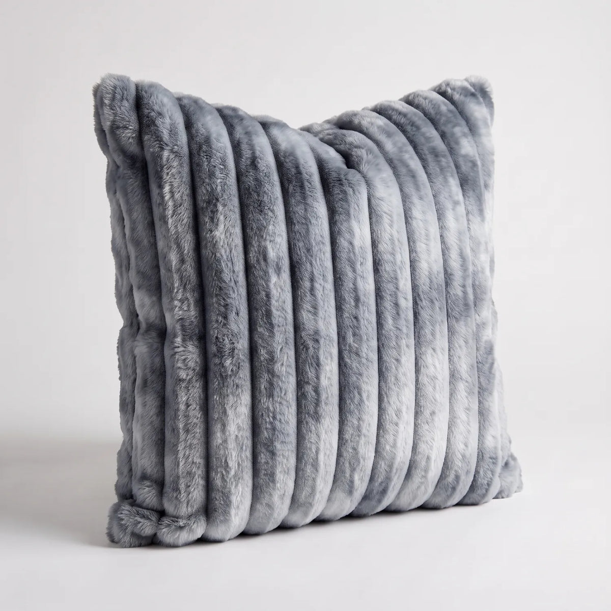 Throw Pillow - Minky Charcoal - studio photo on white #Size_24" #vera_main