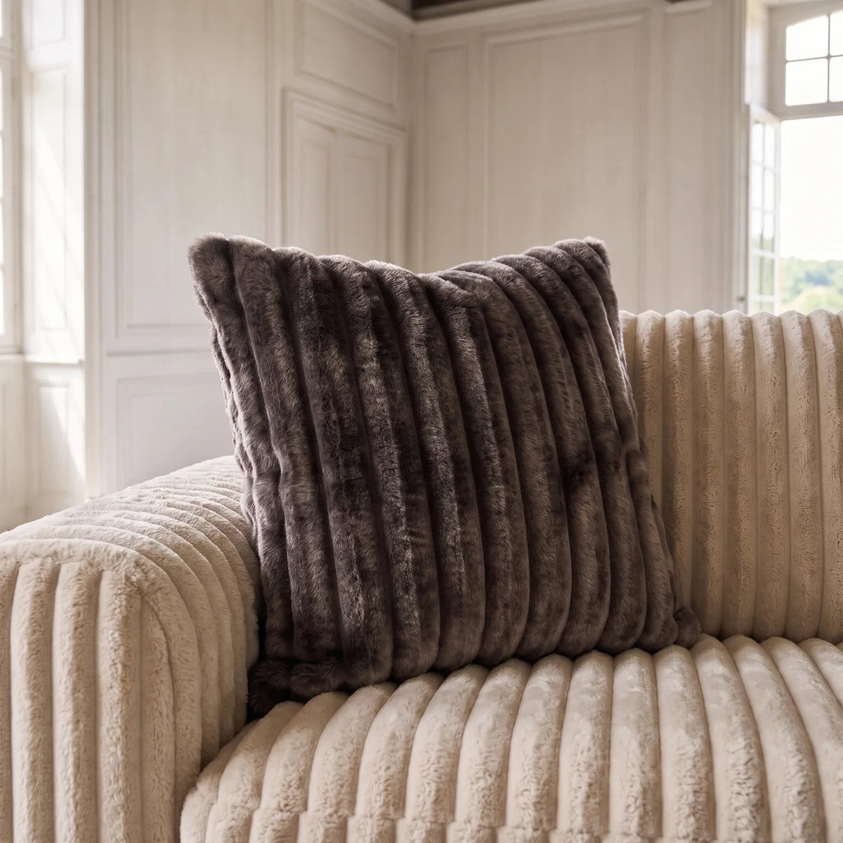 Throw Pillow - Minky Mocha - hero #Size_24"