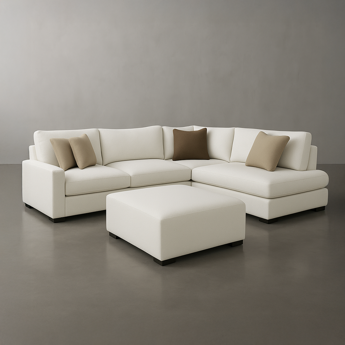 Cuddle Two-Piece Chaise Sectional