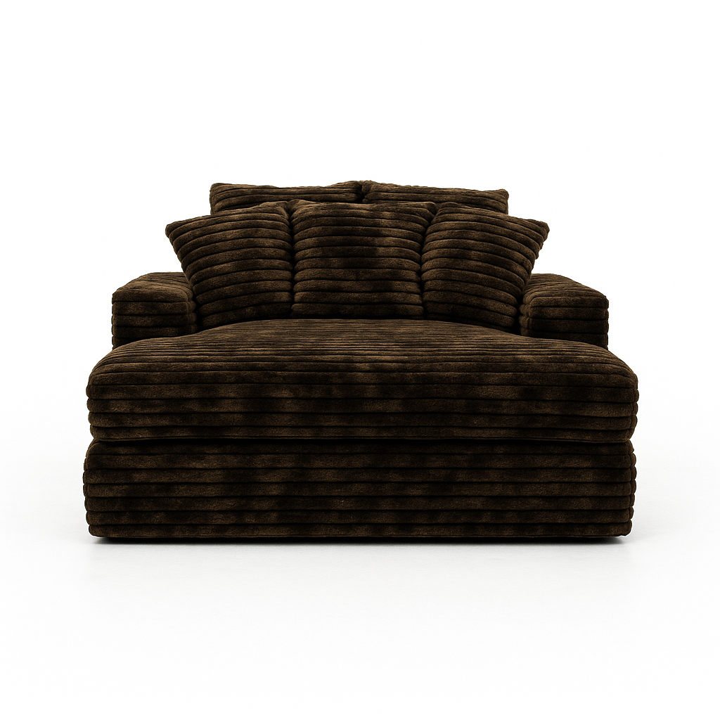 Big Wig Mocha Chaise Lounger