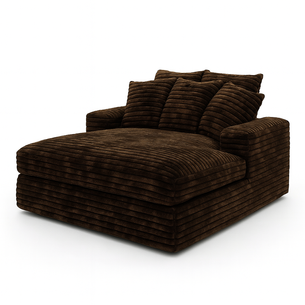 Big Wig Mocha Chaise Lounger