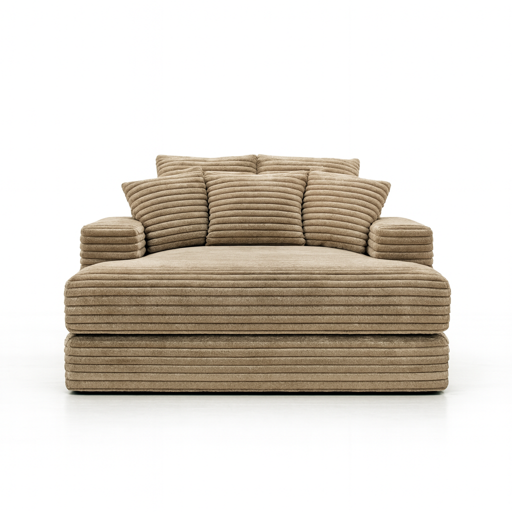 Minky Toast Chaise Lounger