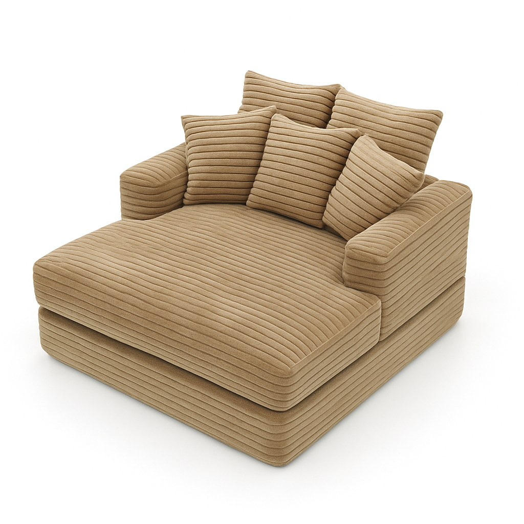 Minky Toast Chaise Lounger