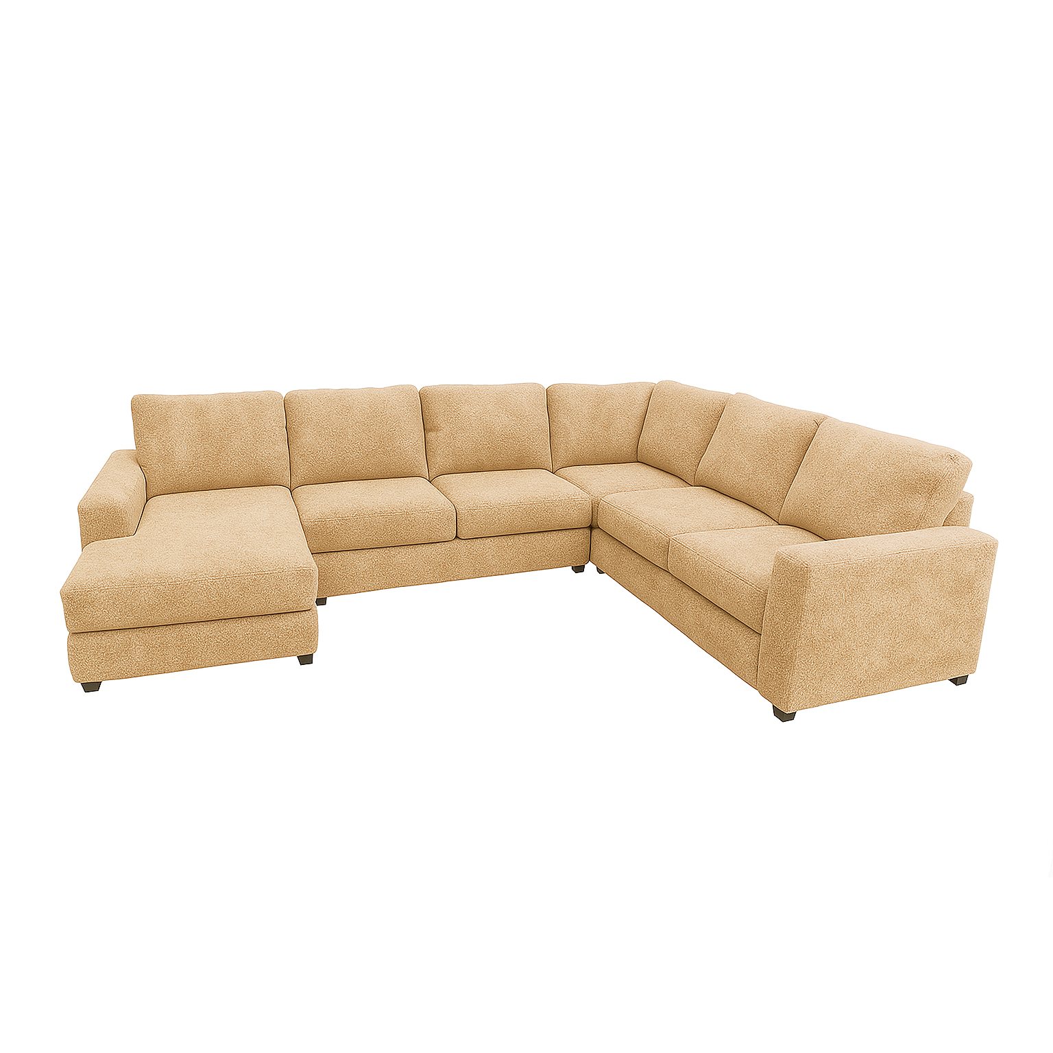 Cashew Halworth Three-Piece Sectional