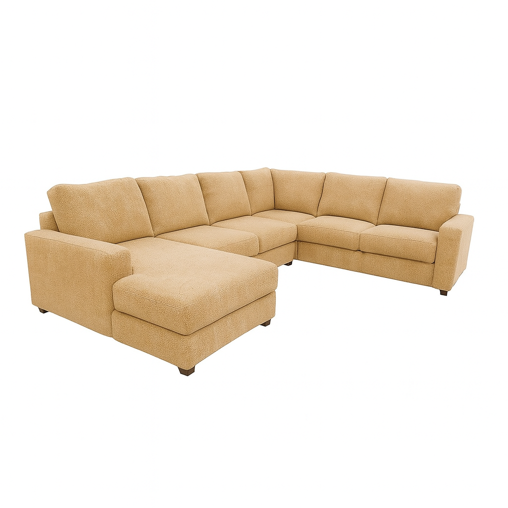 Cashew Halworth Three-Piece Sectional