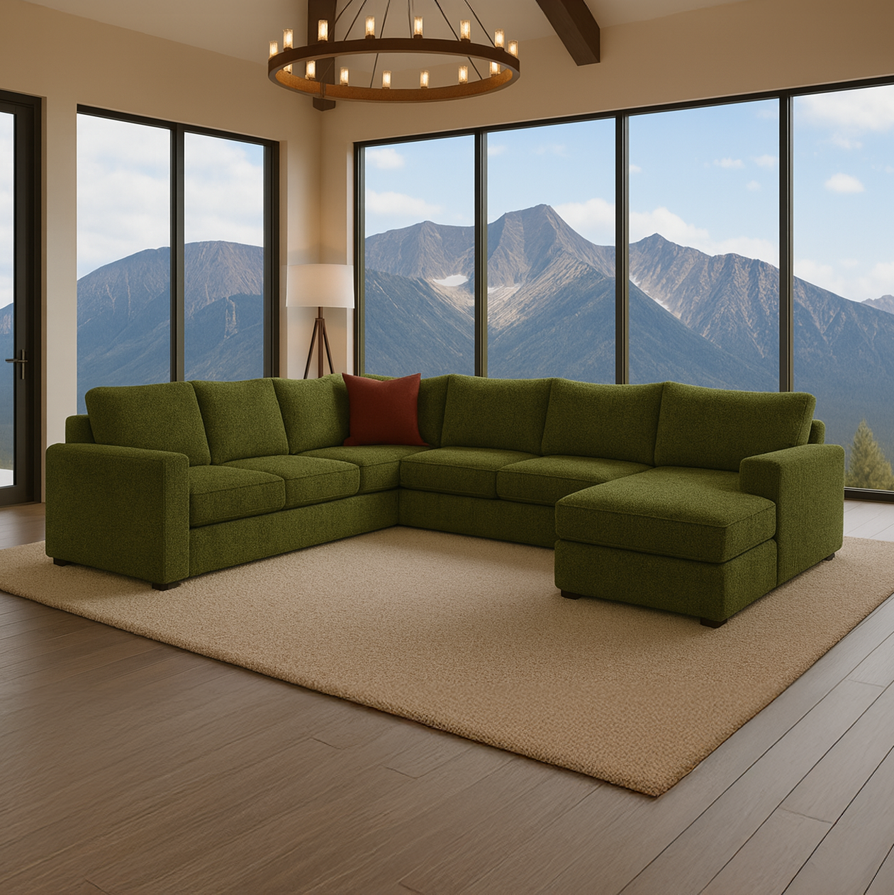 Moss Halworth Three-Piece Sectional