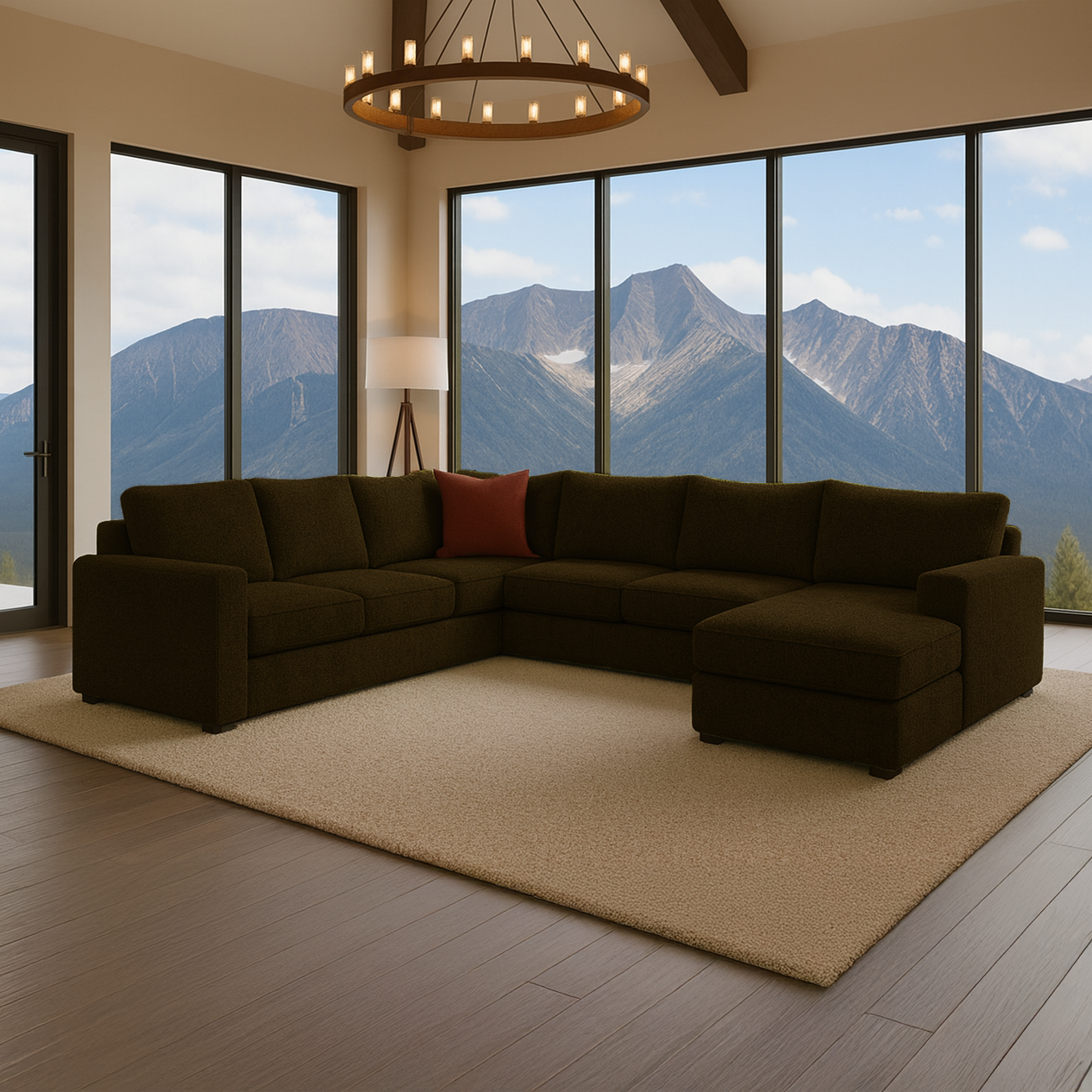 Umber Halworth Three-Piece Sectional