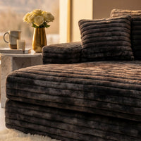 Big Wig Charcoal Modular Bench