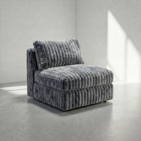 Big Wig Charcoal Modular Bench