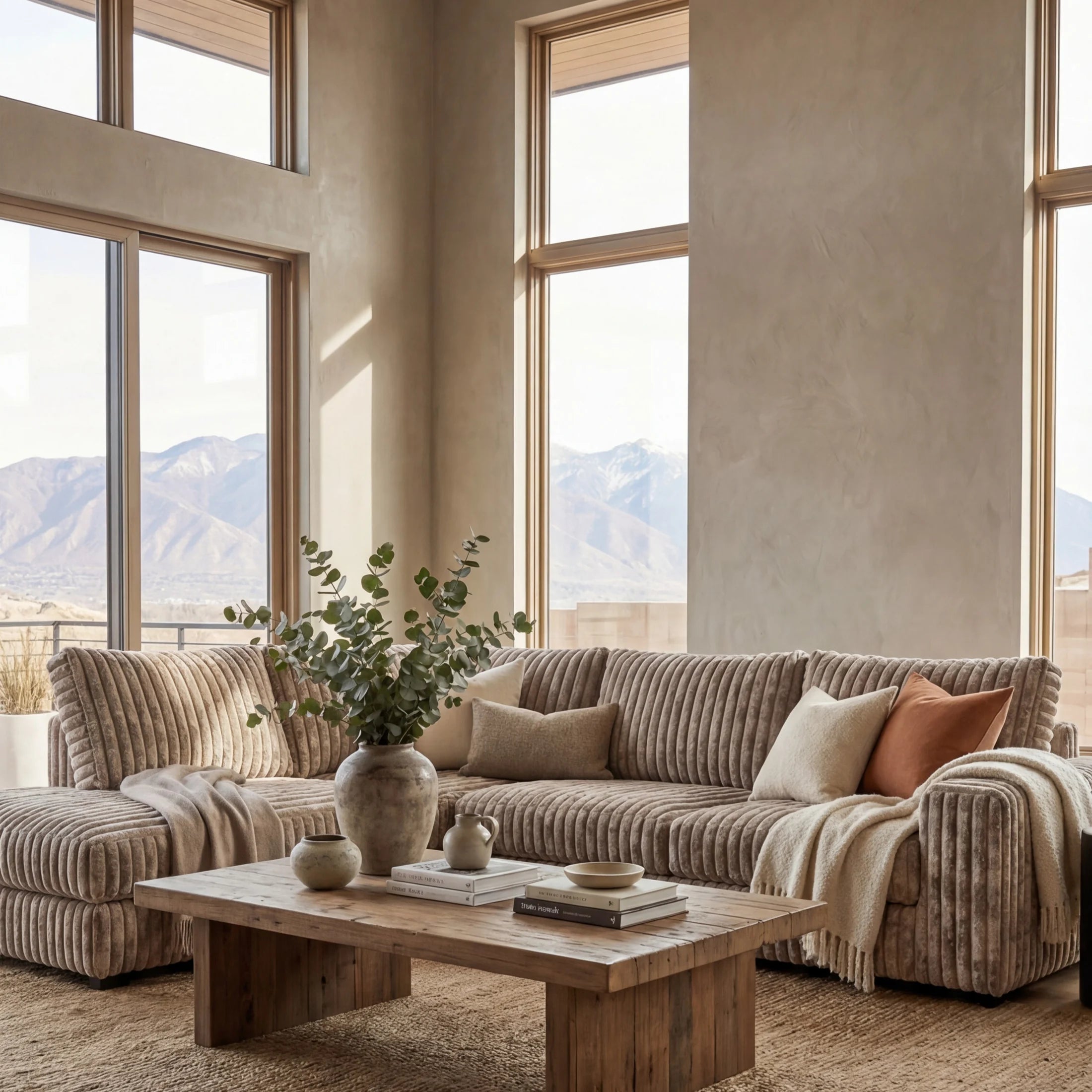 Big Wig Grey Two-Piece Sectional