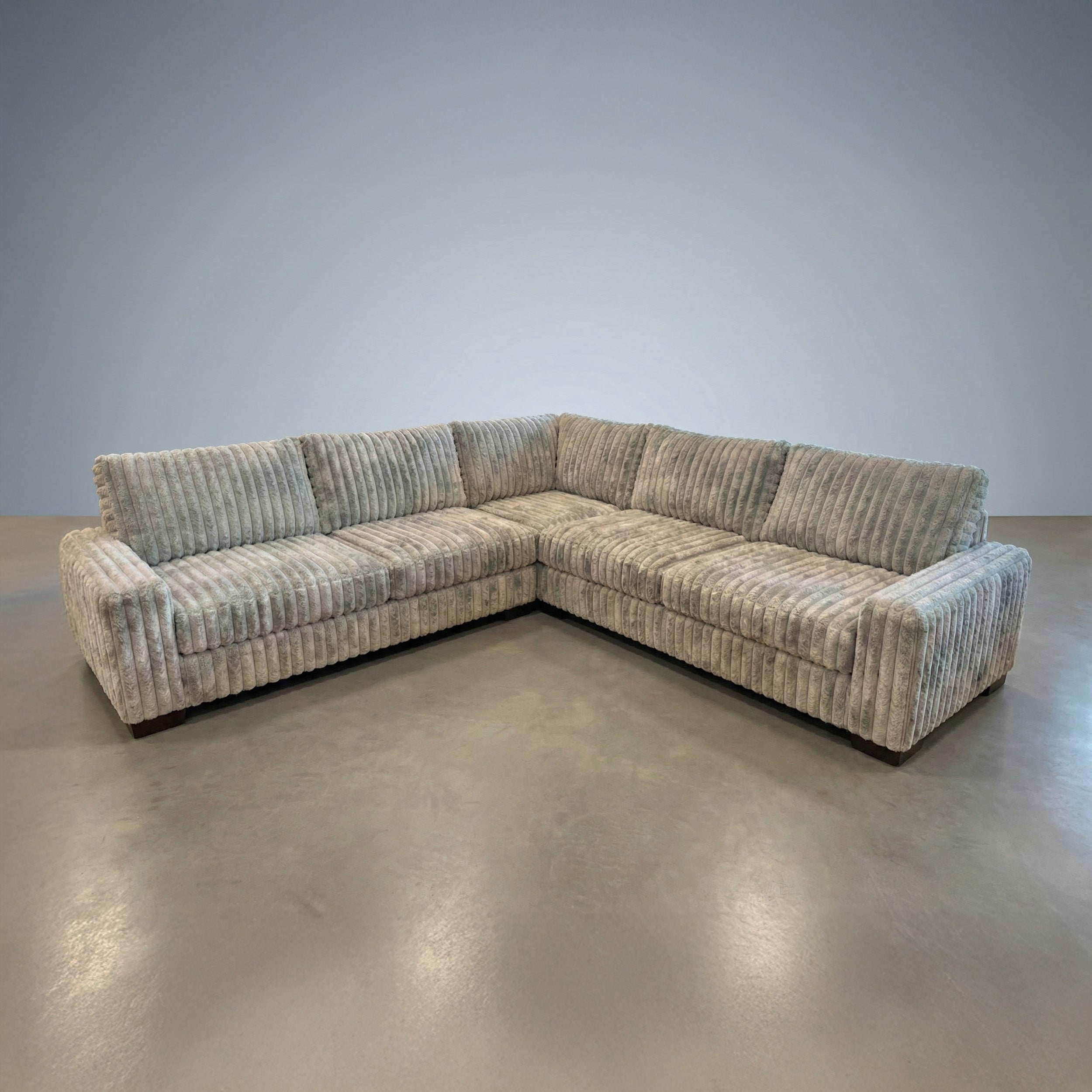 Big Wig Grey Three-Piece Sectional