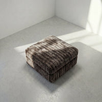 Big Wig Mocha Modular Ottoman