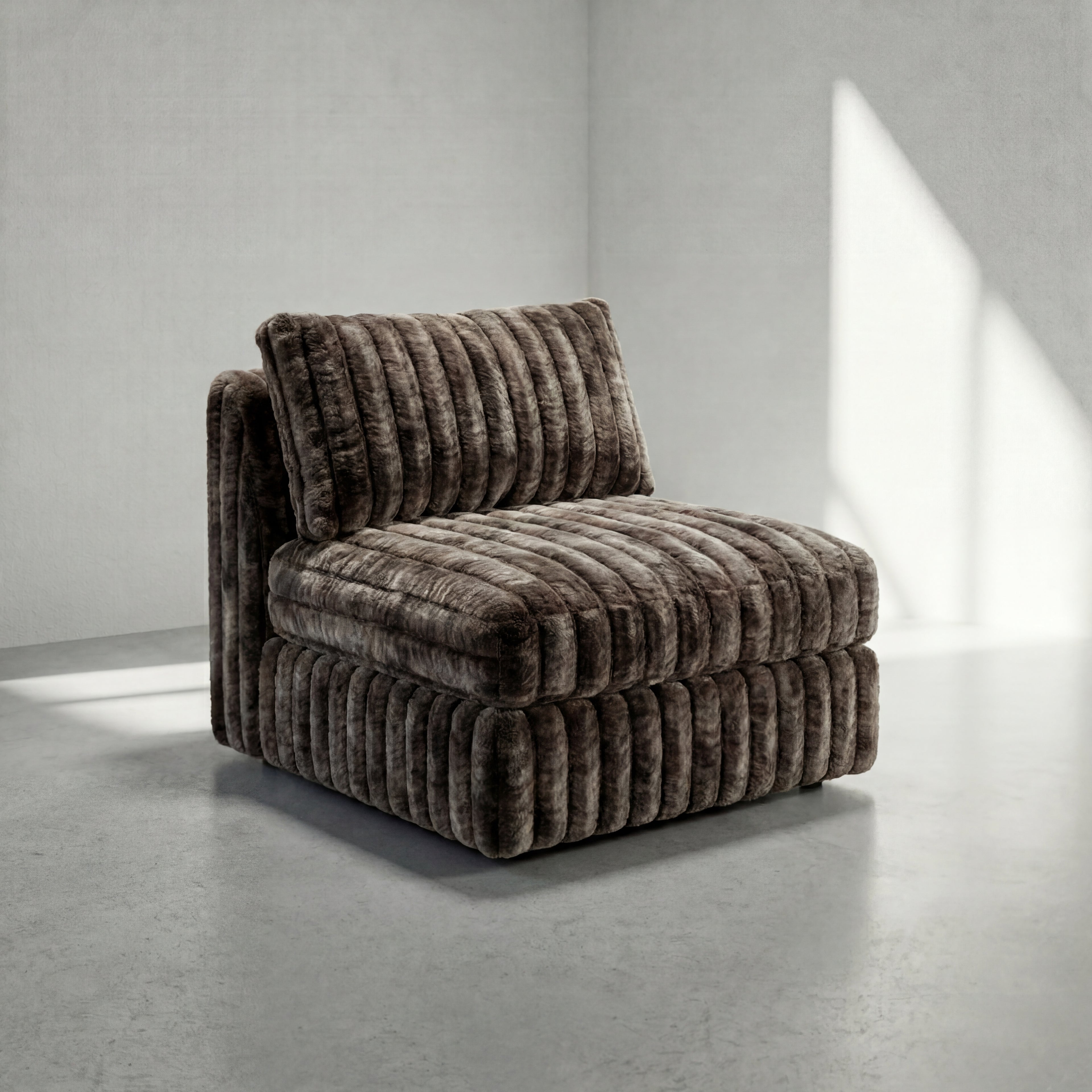 Big Wig Mocha Modular Bench
