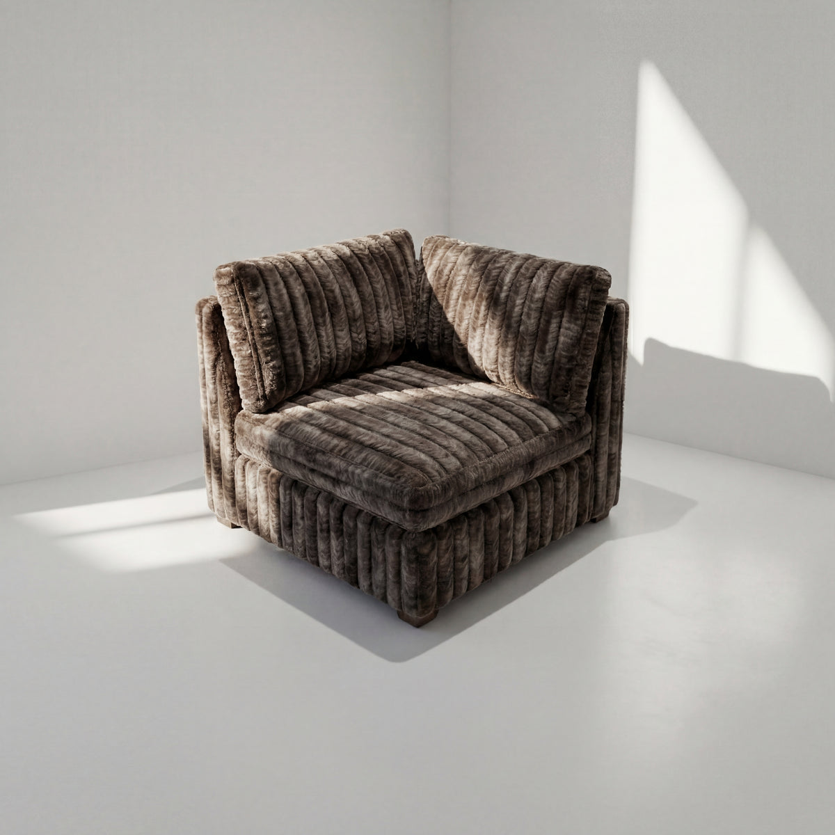 Big Wig Mocha Modular Corner