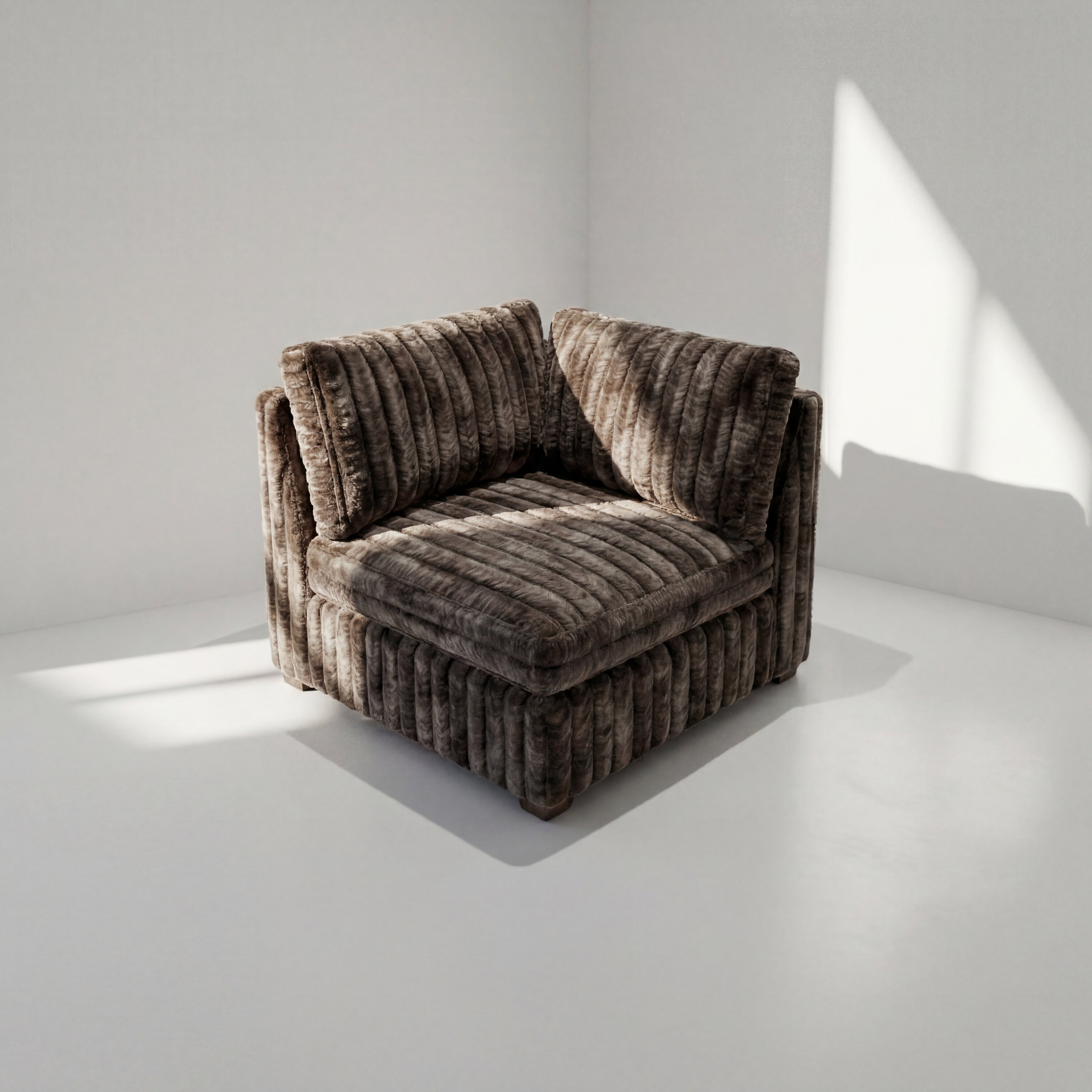 Big Wig Mocha Modular Corner
