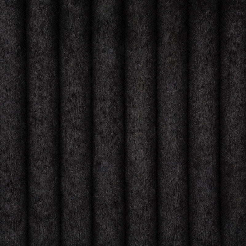 Minky Black fabric swatch