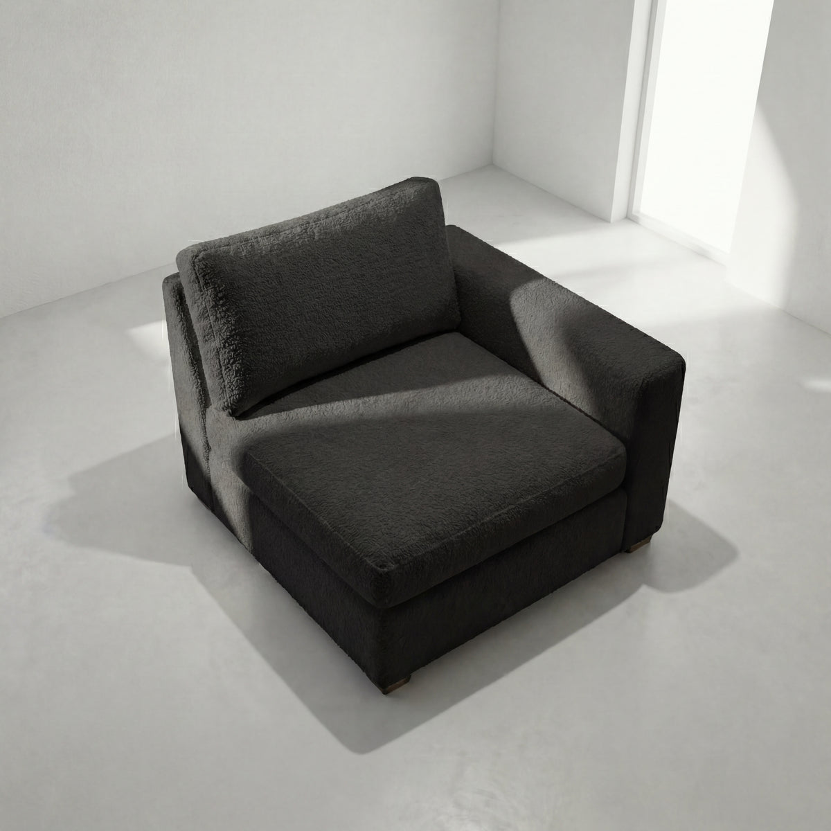 Cuddle Black Modular End