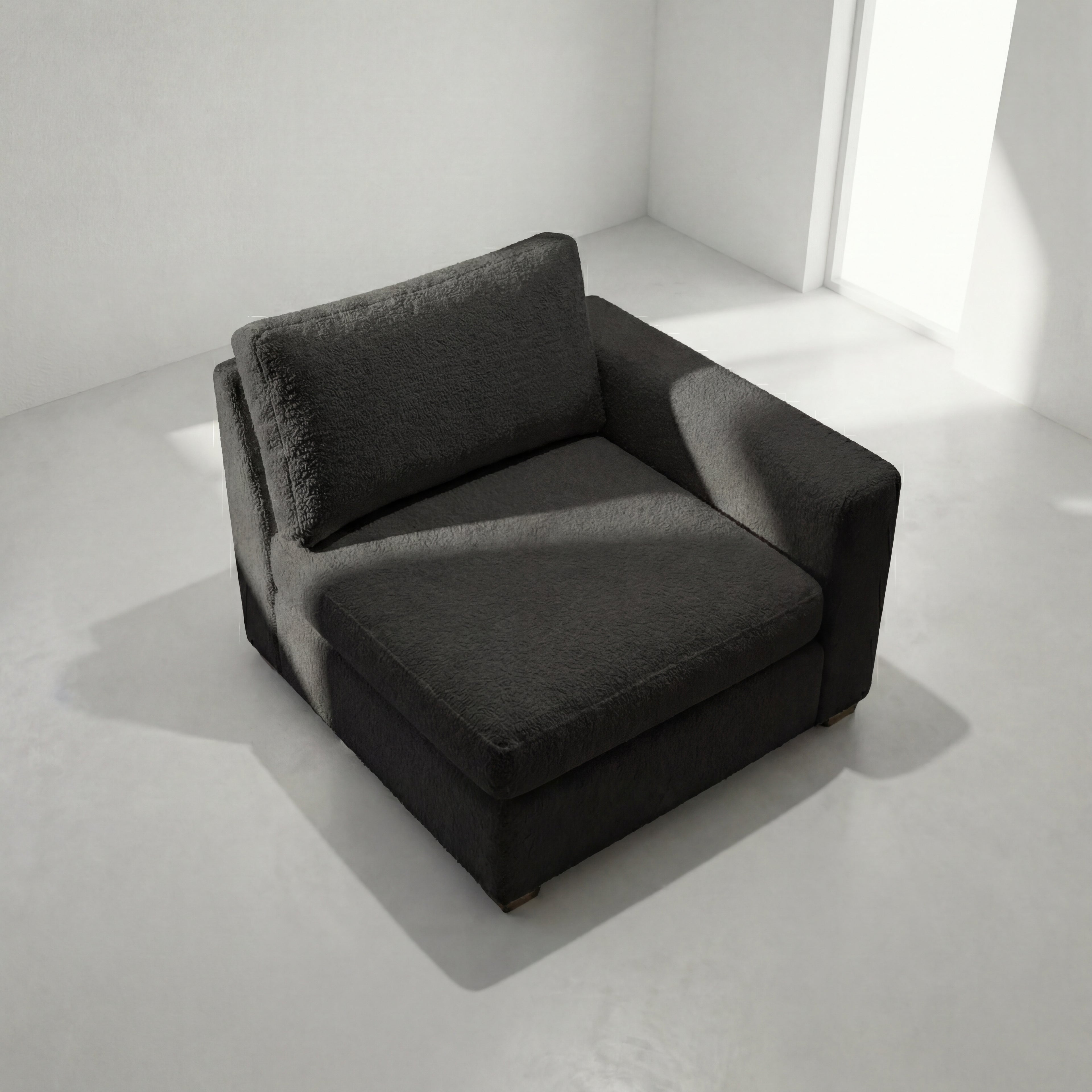 Cuddle Black Modular End