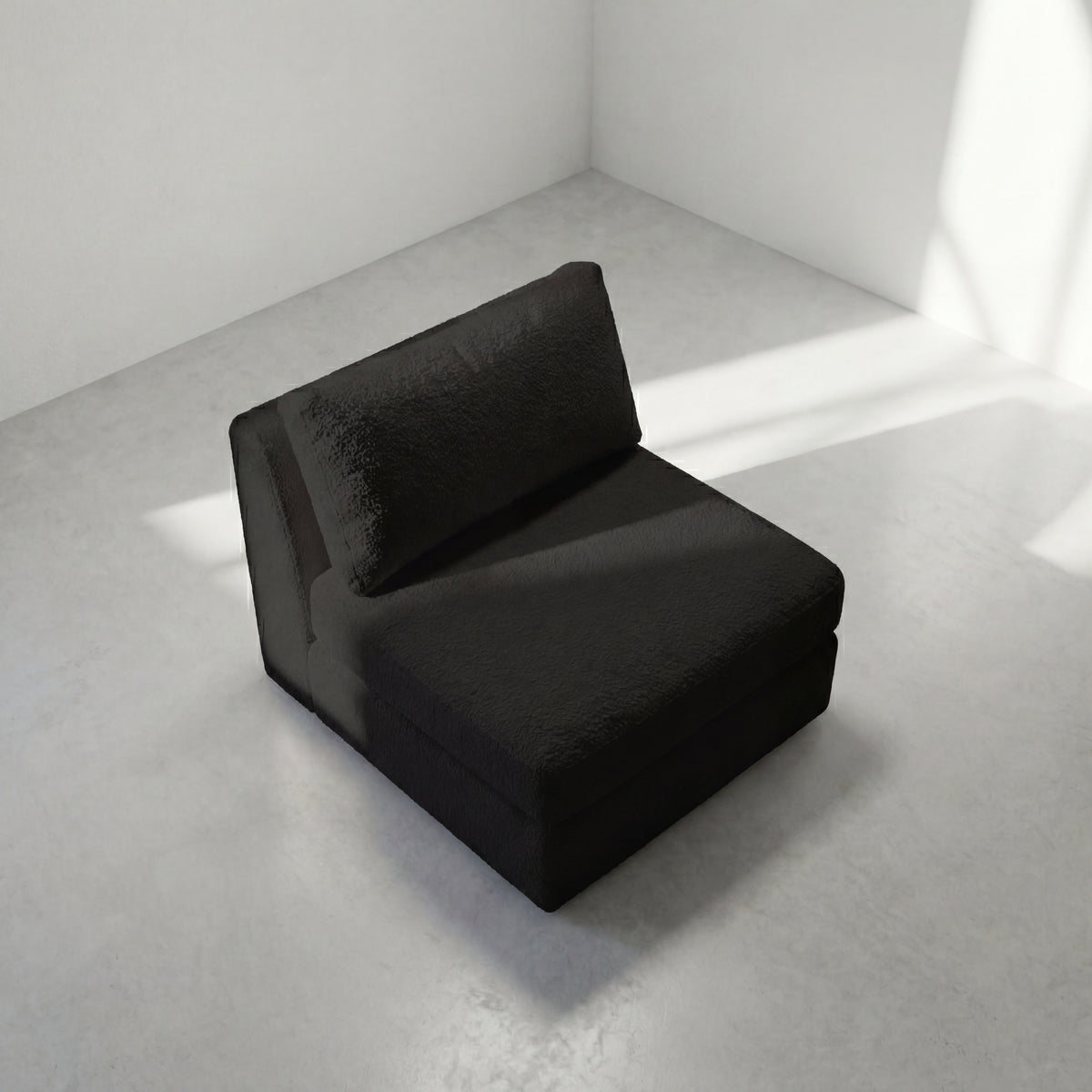 Cuddle Black Modular Bench