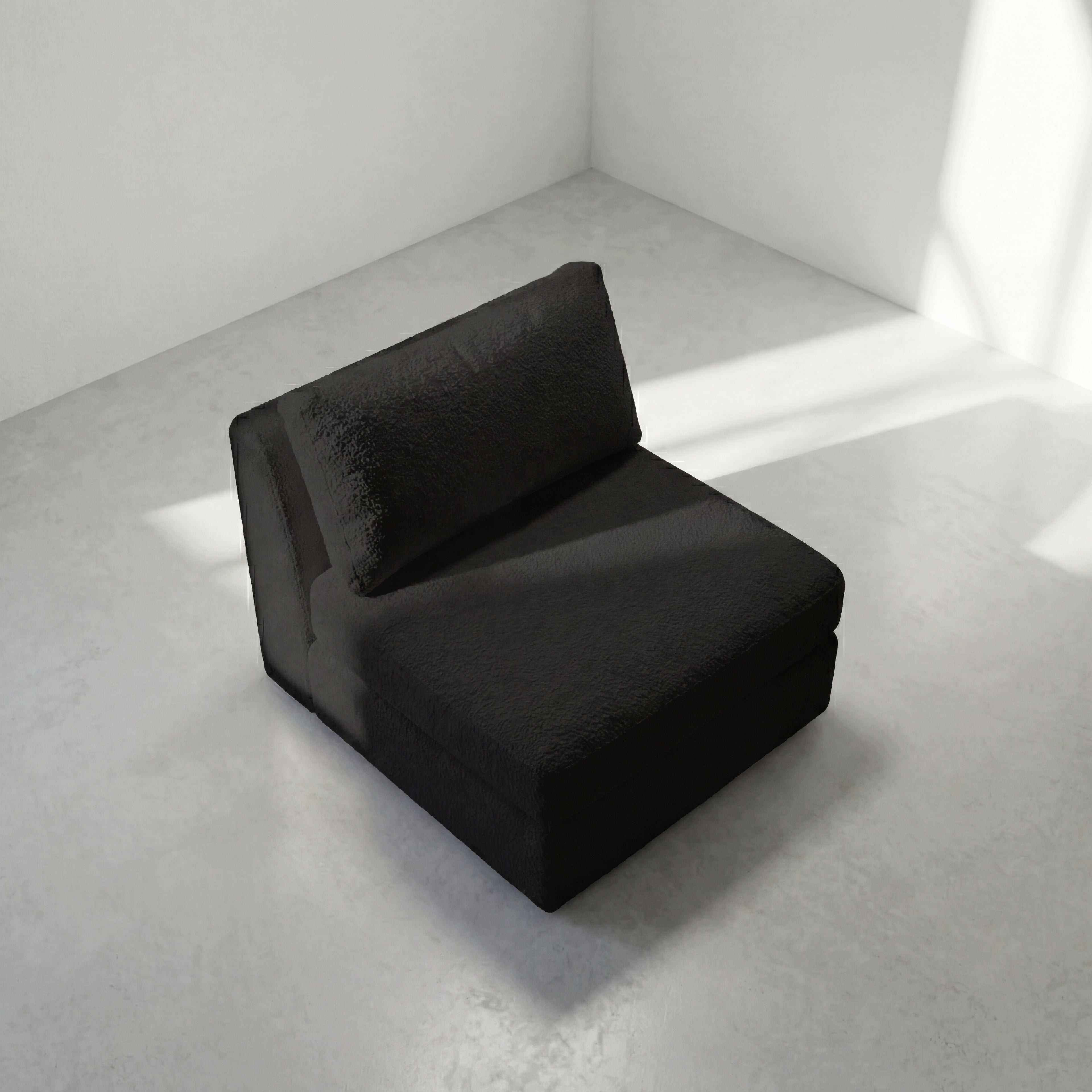 Cuddle Black Modular Bench