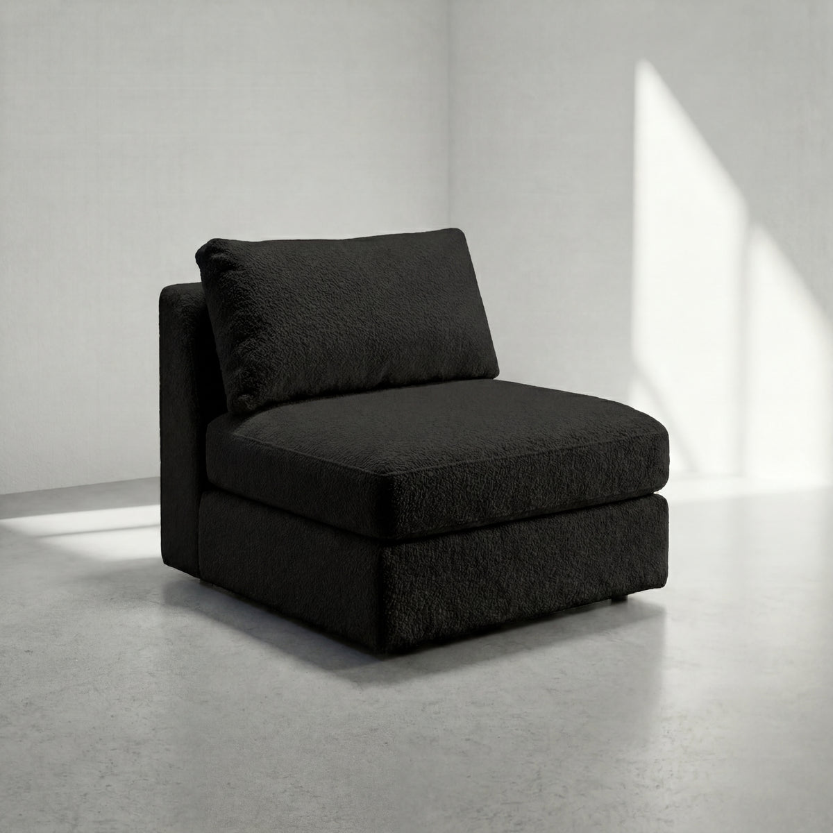 Cuddle Black Modular Bench