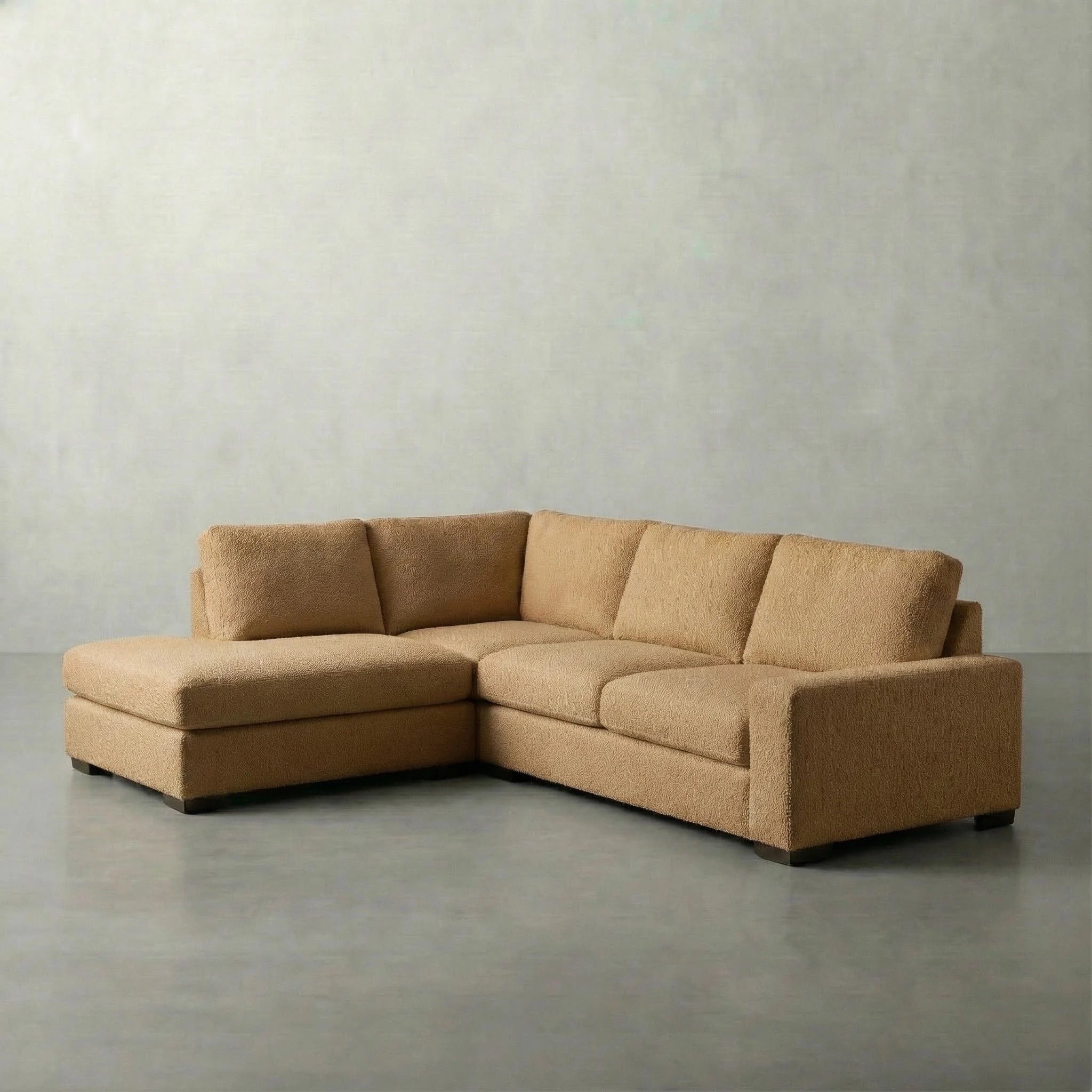 Cuddle Cashew Veylo Two-Piece Sectional