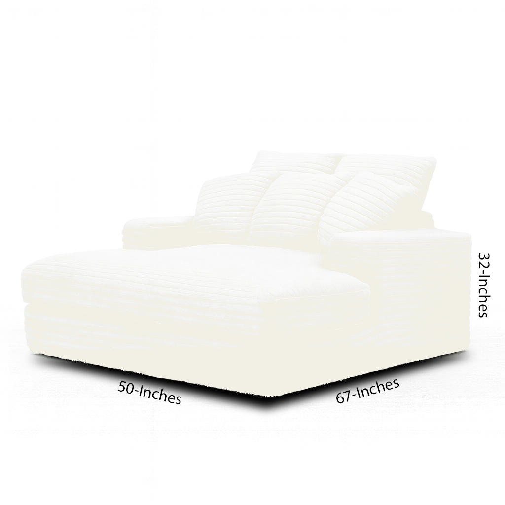 Big Wig Charcoal Chaise Lounger