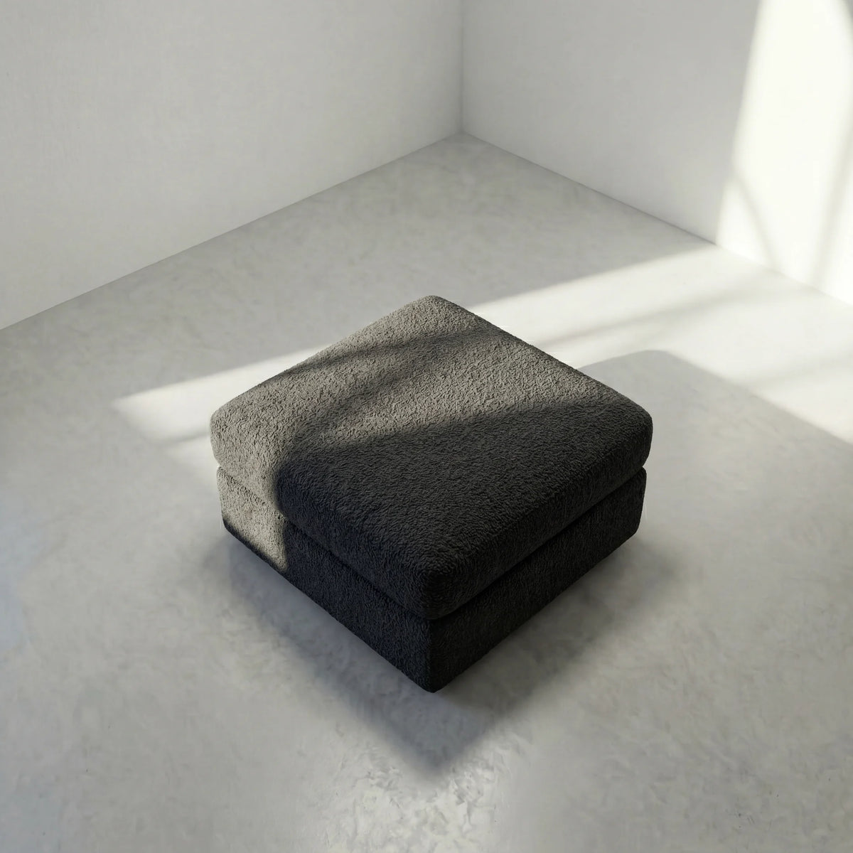 Cuddle Charcoal Modular Ottoman