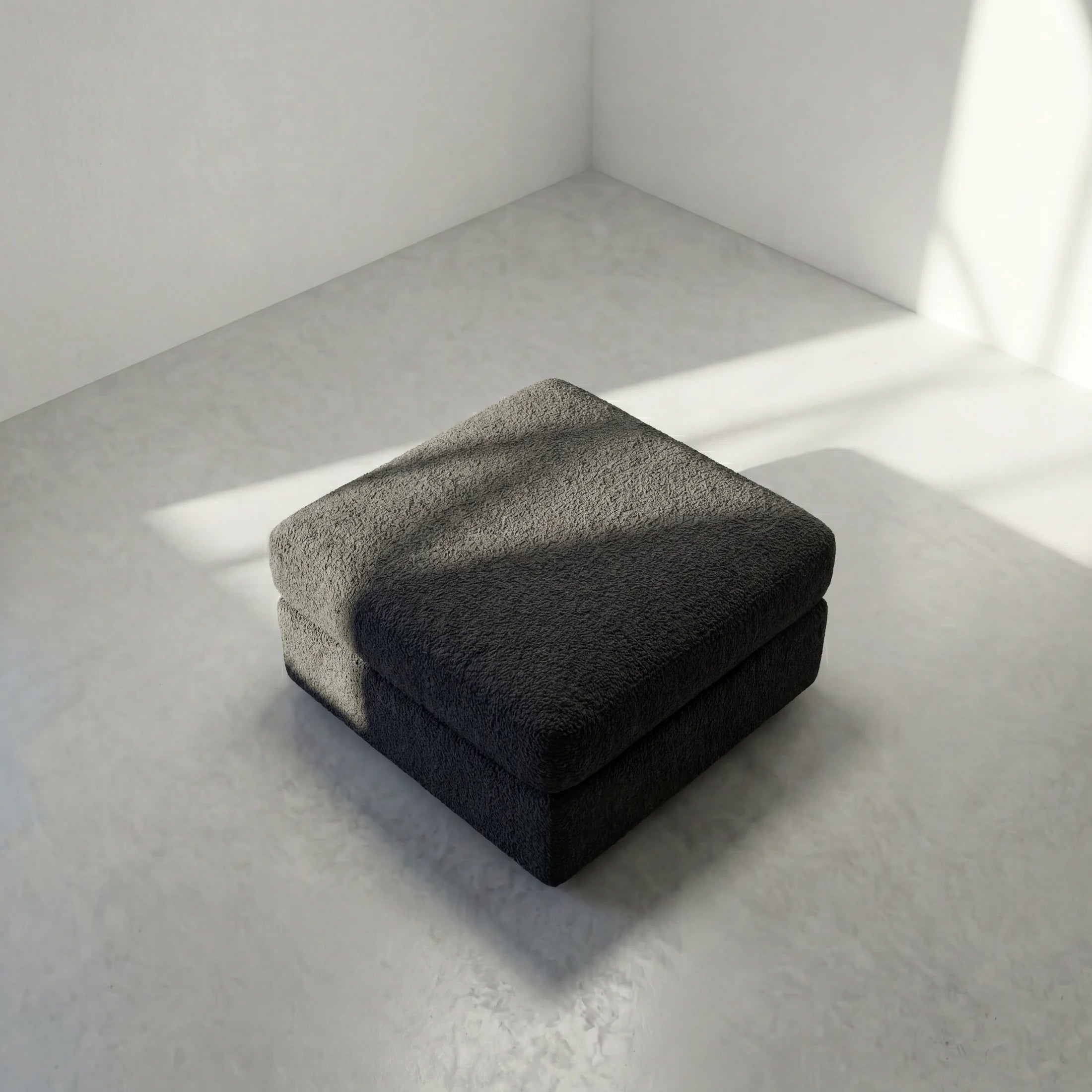 Cuddle Charcoal Modular Ottoman