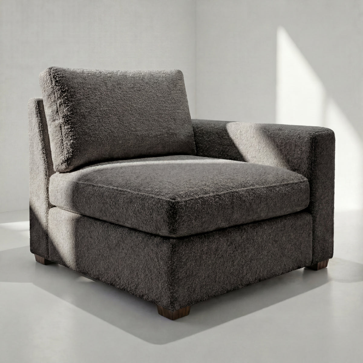 Cuddle Charcoal Modular End