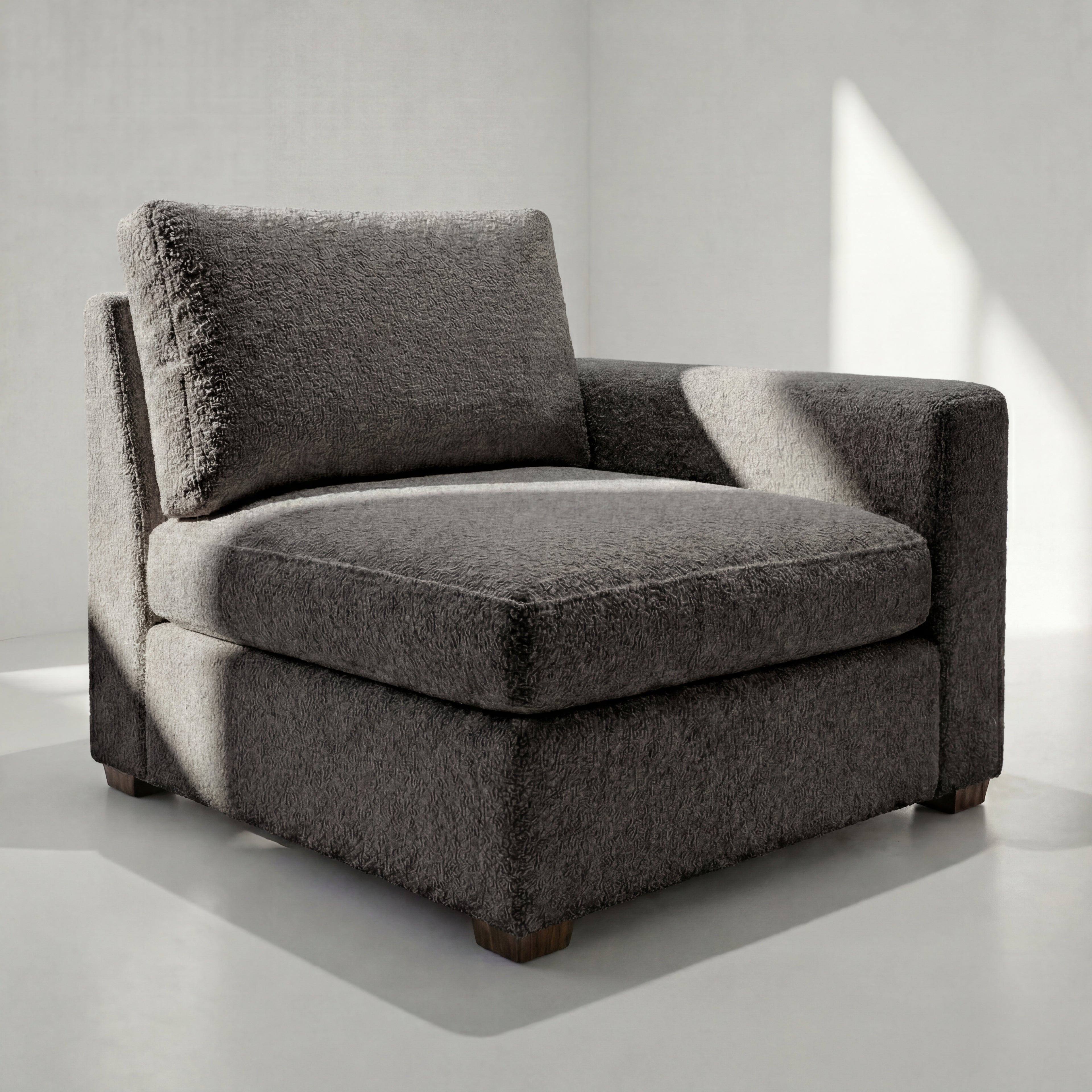 Cuddle Charcoal Modular End